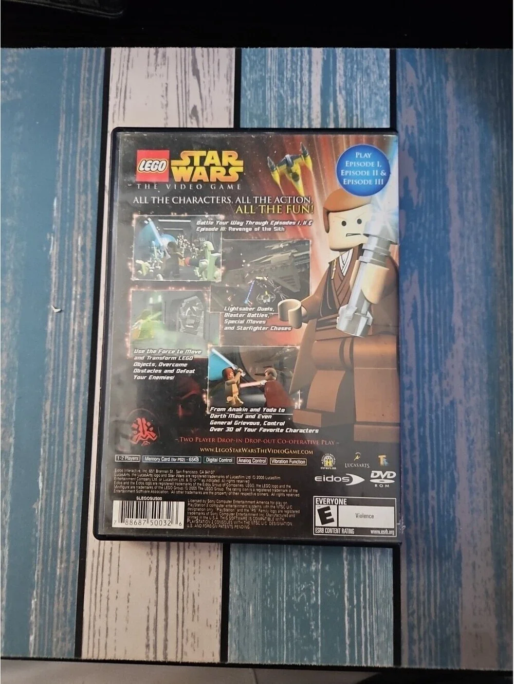 Lego Star Wars - PS2 - Missing Manual - Tested